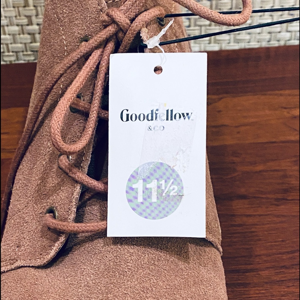 🌟4xHP🌟Genuine Suede Brantley Chukka Desert Boots by Goodfellow 11.5 - Picture 6 of 13